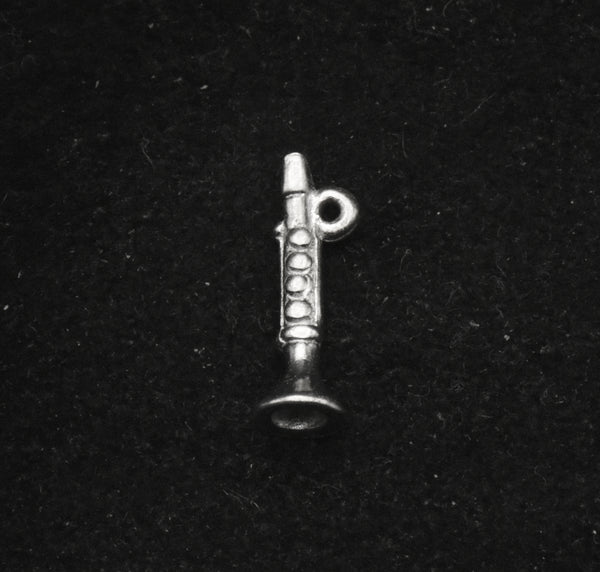 Vintage Sterling Silver Clarinet Charm