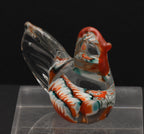 Vintage Handmade Murano Style Chicken Glass Figurine