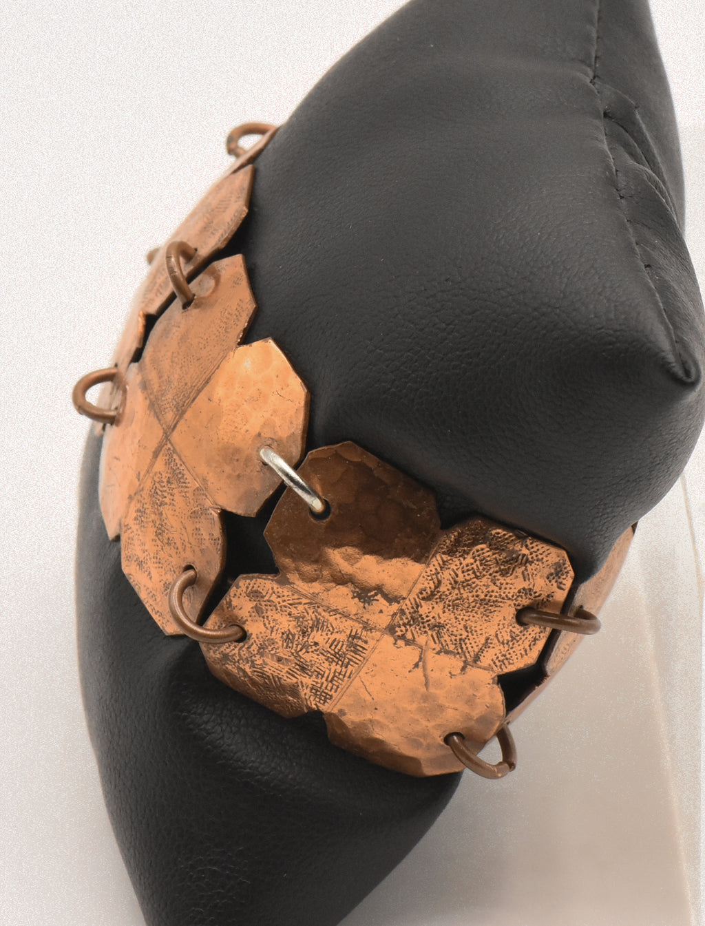Vintage Handmade Hammered Copper Bracelet - 6.5"