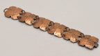 Vintage Handmade Hammered Copper Bracelet - 6.5"