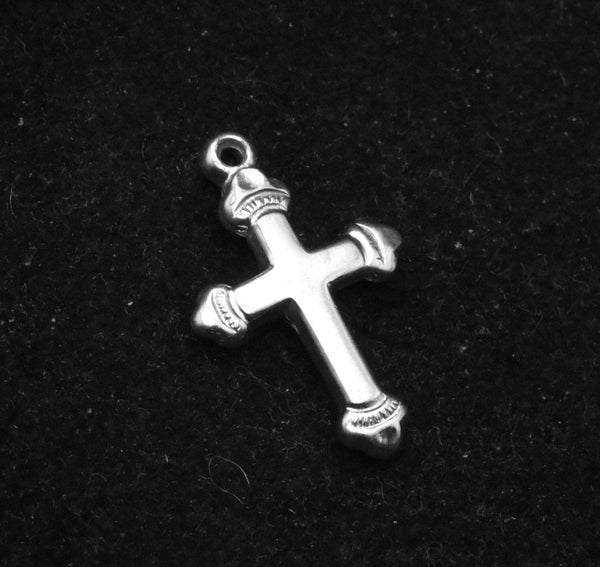 Vintage Sterling Silver Cross Charm