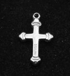 Vintage Sterling Silver Cross Charm