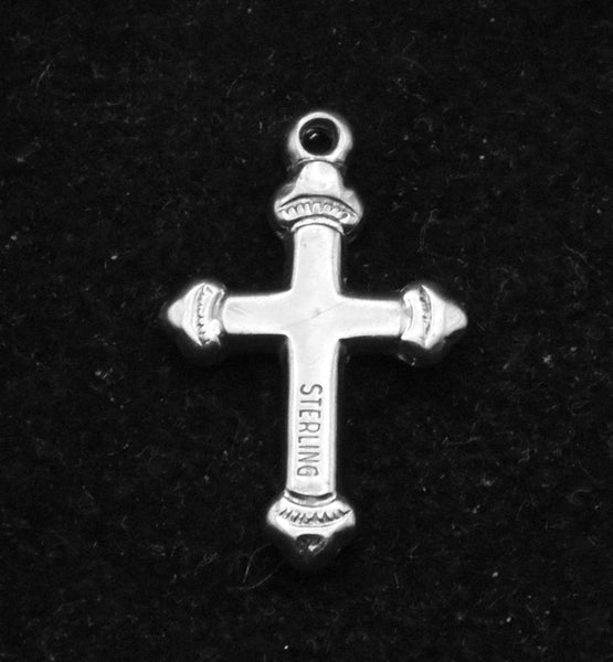 Vintage Sterling Silver Cross Charm