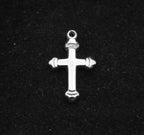 Vintage Sterling Silver Cross Charm