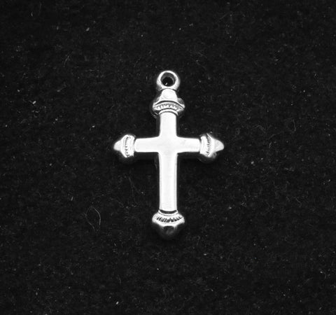 Vintage Sterling Silver Cross Charm