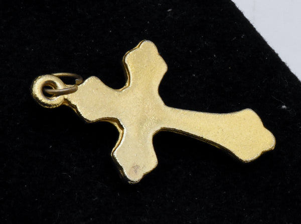 Vintage Gold Plated Crucifix Pendant