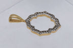 Gold Over Sterling Silver Diamond Pendant