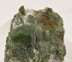 Chromium Diopside Cluster on Quartz Matrix - Finland