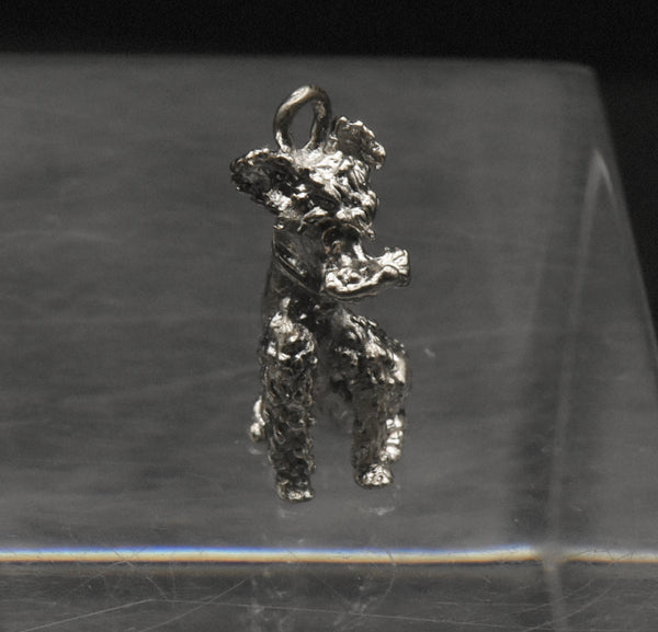 Vintage Sterling Silver Terrier Dog Charm