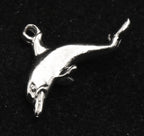 Vintage Silver Tone Dolphin Charm