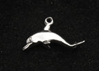 Vintage Silver Tone Dolphin Charm