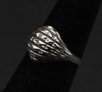 Vintage Sterling Silver Dome Ring - Size 5