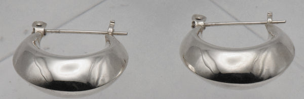 Vintage Sterling Silver Door Knocker Earrings