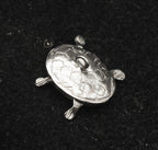 Vintage Handmade Silver Articulated Turtle Charm