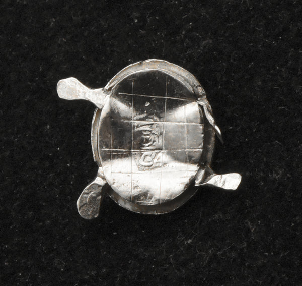 Vintage Handmade Silver Articulated Turtle Charm