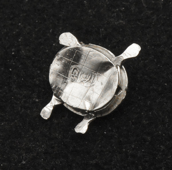 Vintage Handmade Silver Articulated Turtle Charm