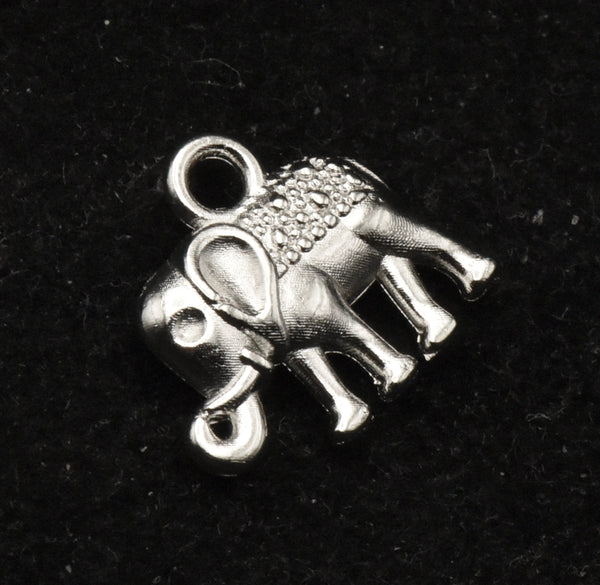 Vintage Silver Plated Elephant Charm