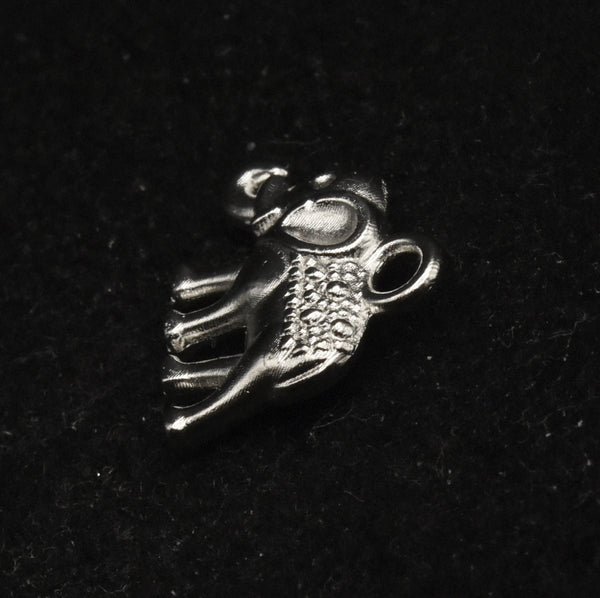 Vintage Silver Plated Elephant Charm