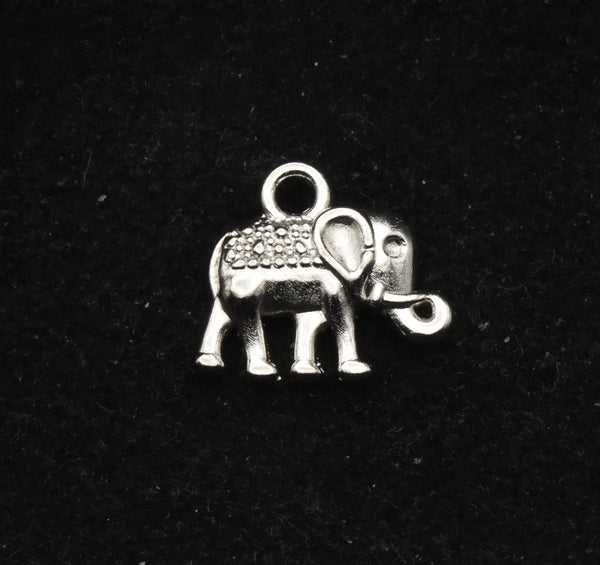 Vintage Silver Plated Elephant Charm