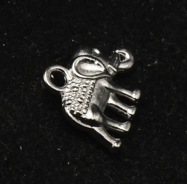 Vintage Silver Plated Elephant Charm