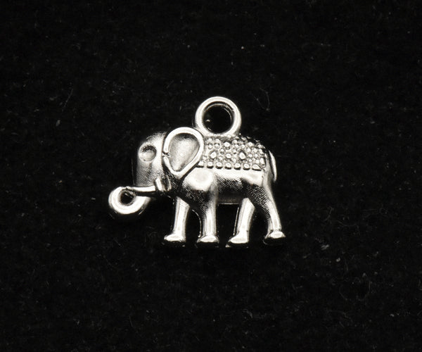 Vintage Silver Plated Elephant Charm