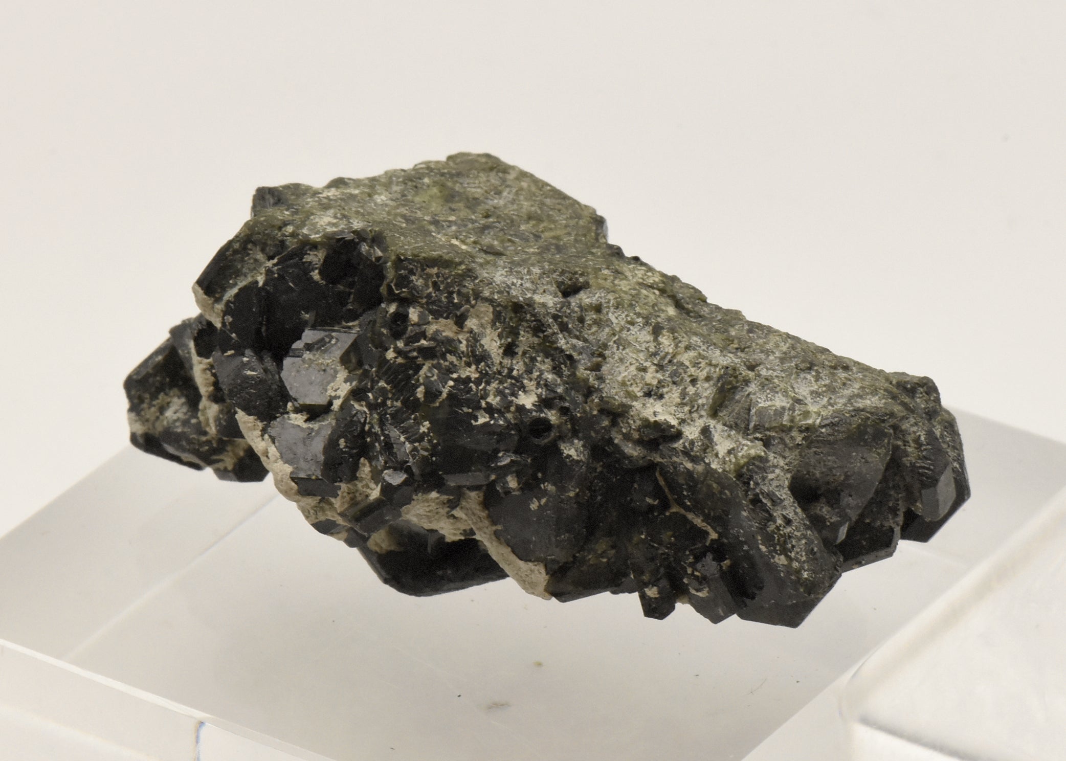 Epidote Crystal Cluster Mineral Specimen