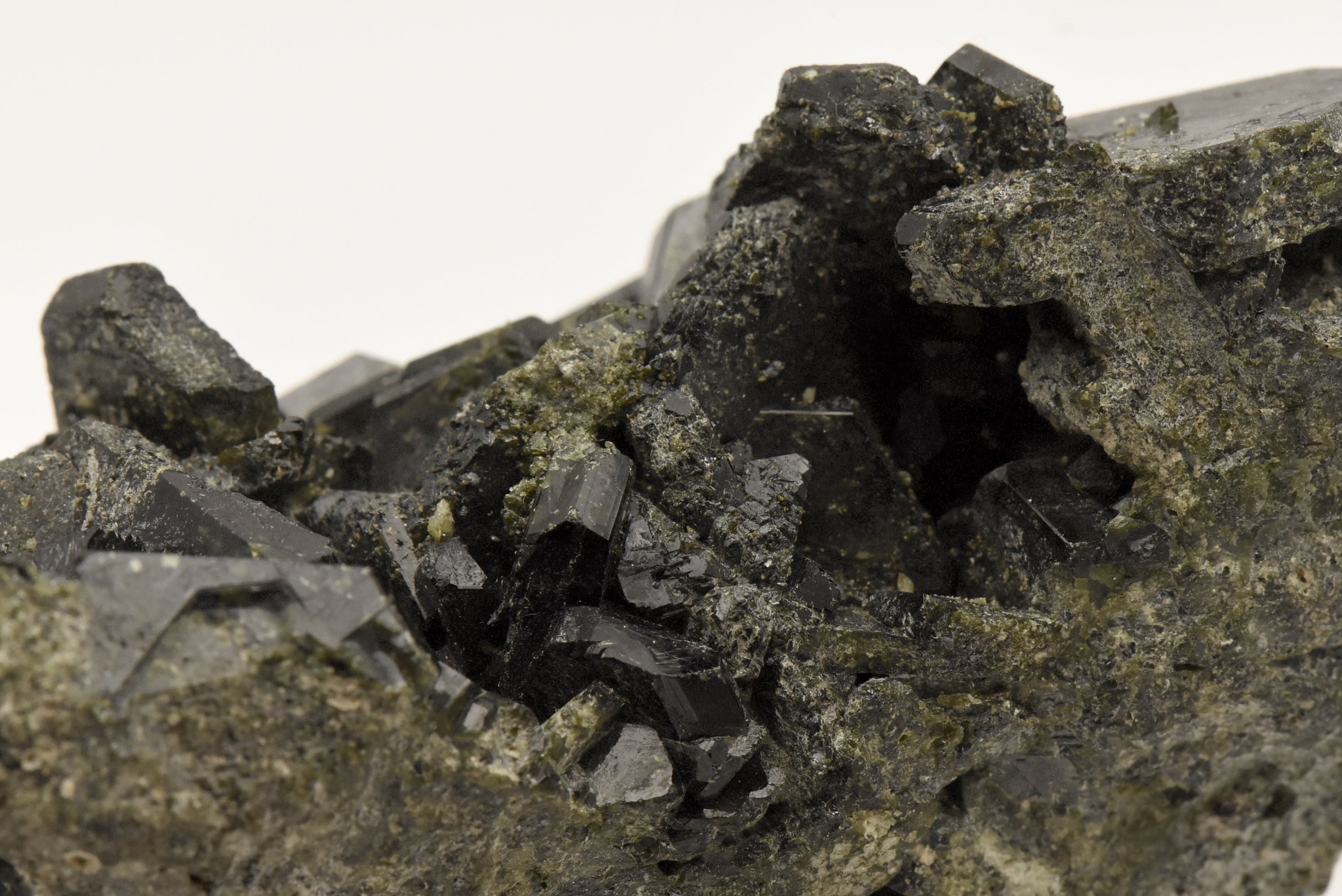 Epidote Crystal Cluster Mineral Specimen