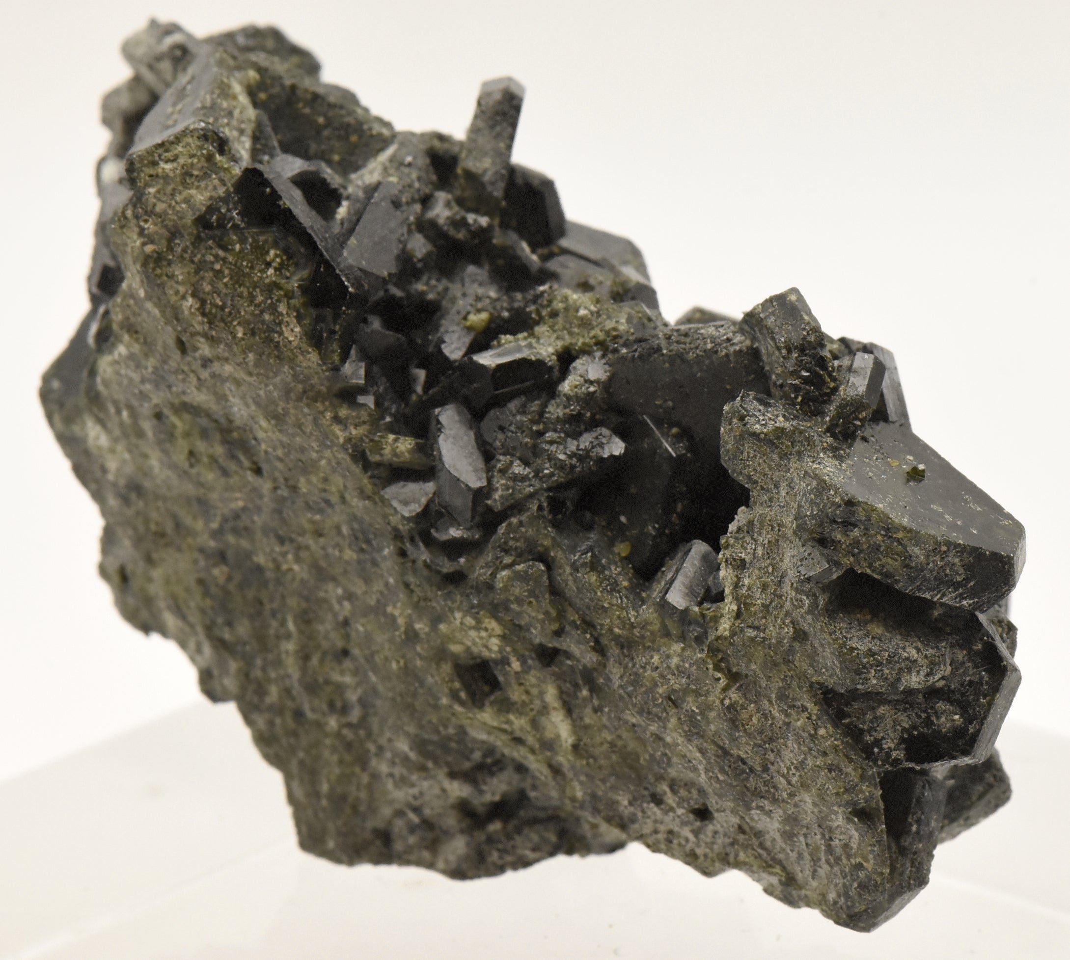 Epidote Crystal Cluster Mineral Specimen