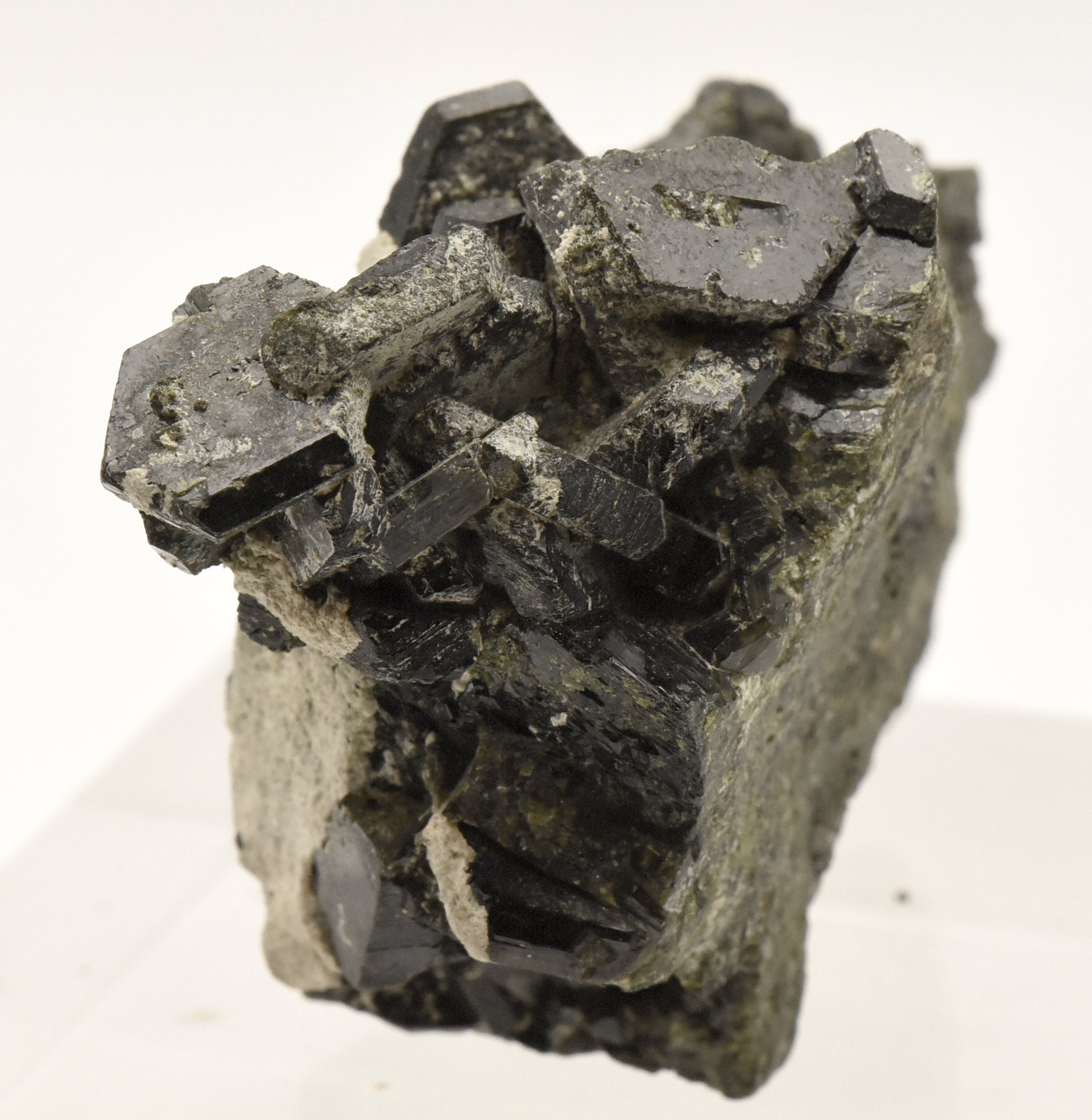 Epidote Crystal Cluster Mineral Specimen