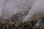 Quartz Crystal Point on Epidote Mineral Specimen - Pakistan