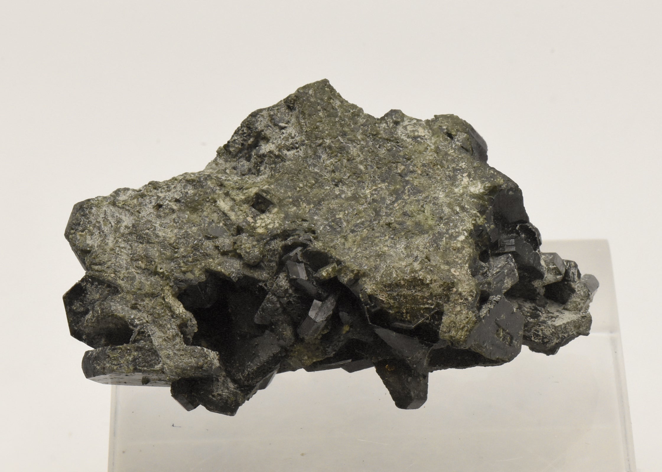 Epidote Crystal Cluster Mineral Specimen