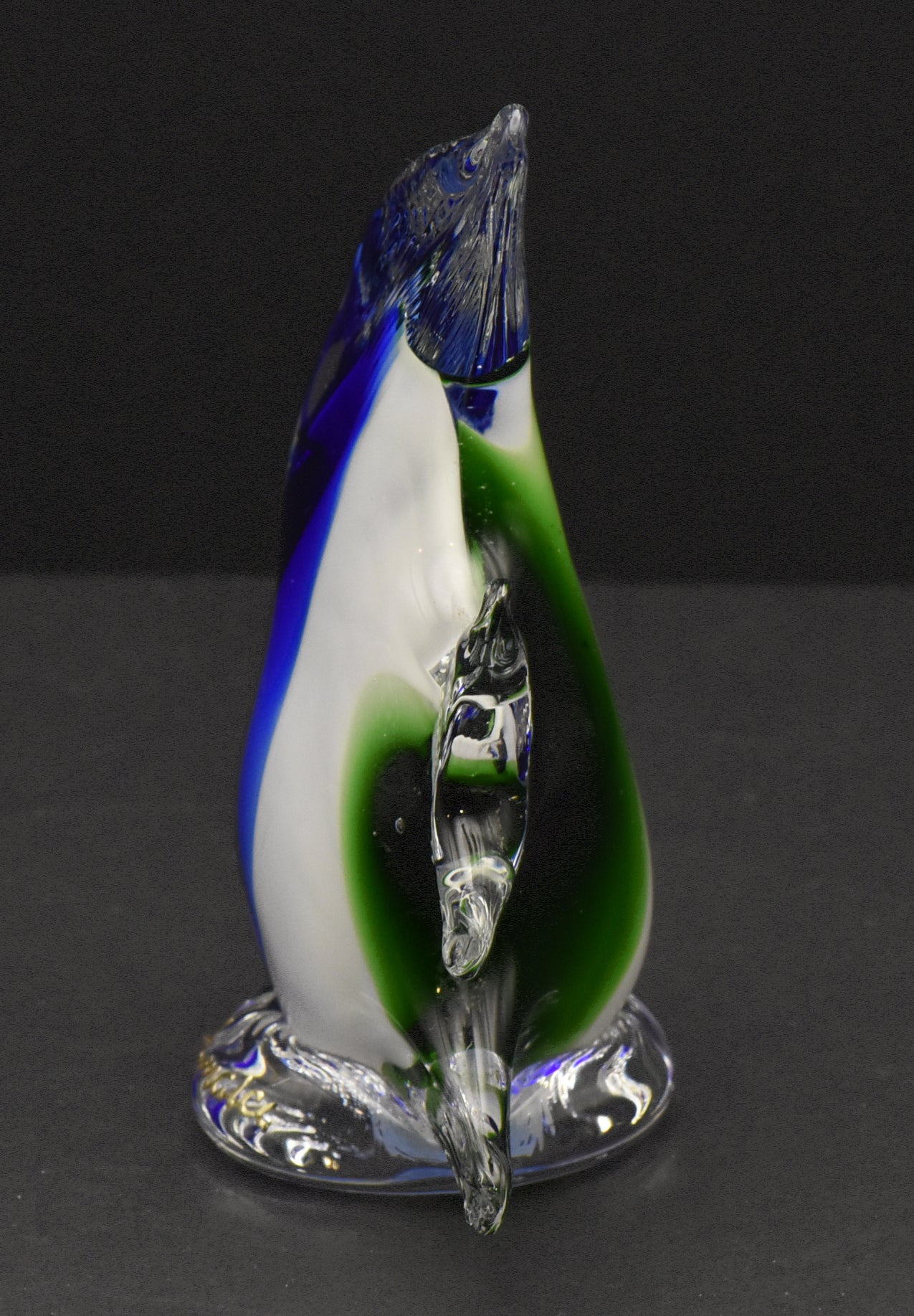 Vintage "Jamaica" Glass Angelfish Figurine