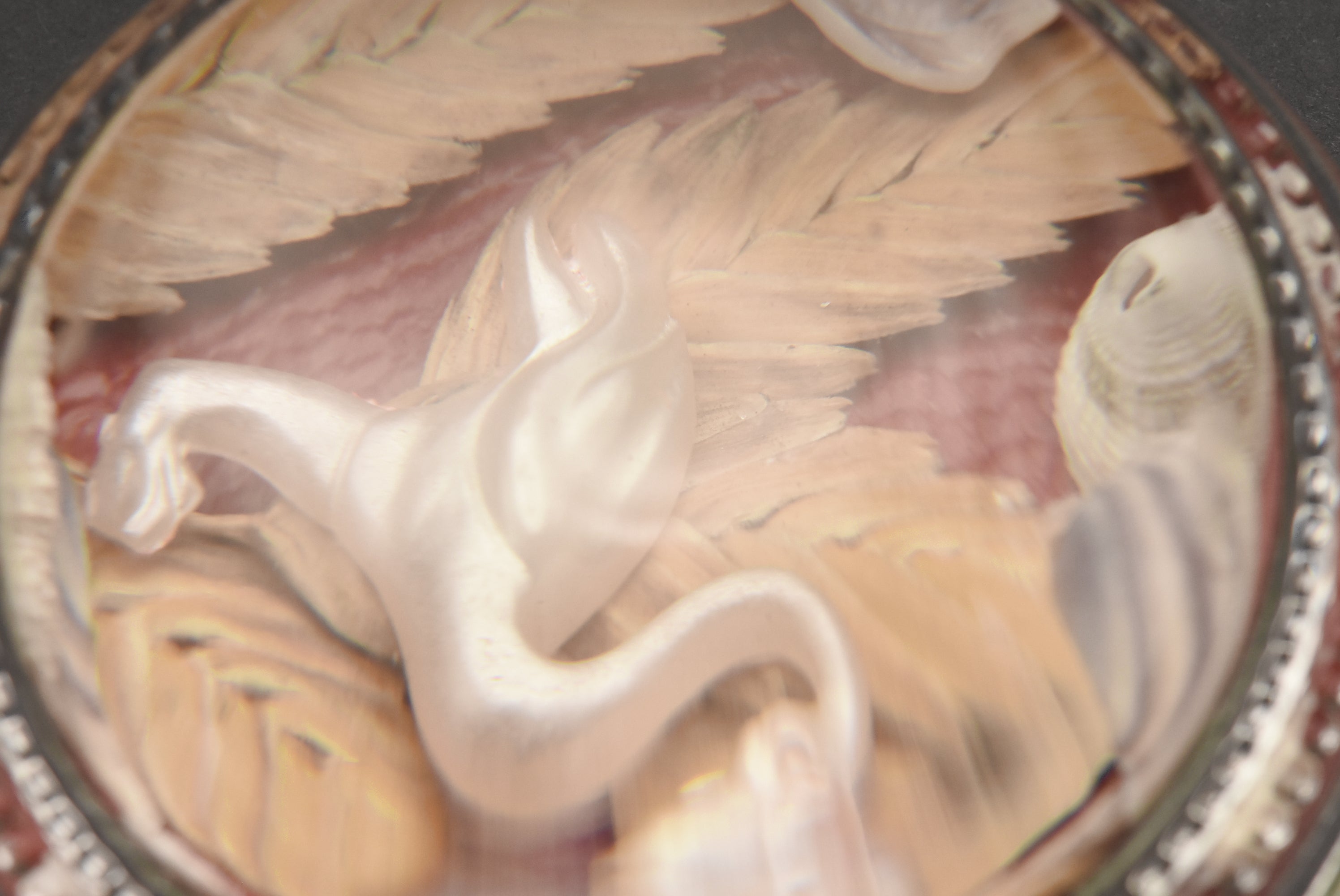 Vintage Beach Souvenir Glass Paperweight