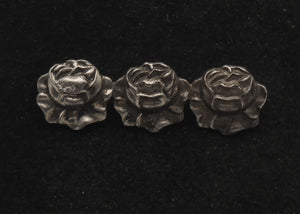 Vintage Triple Flower Brooch (MISSING PIN)