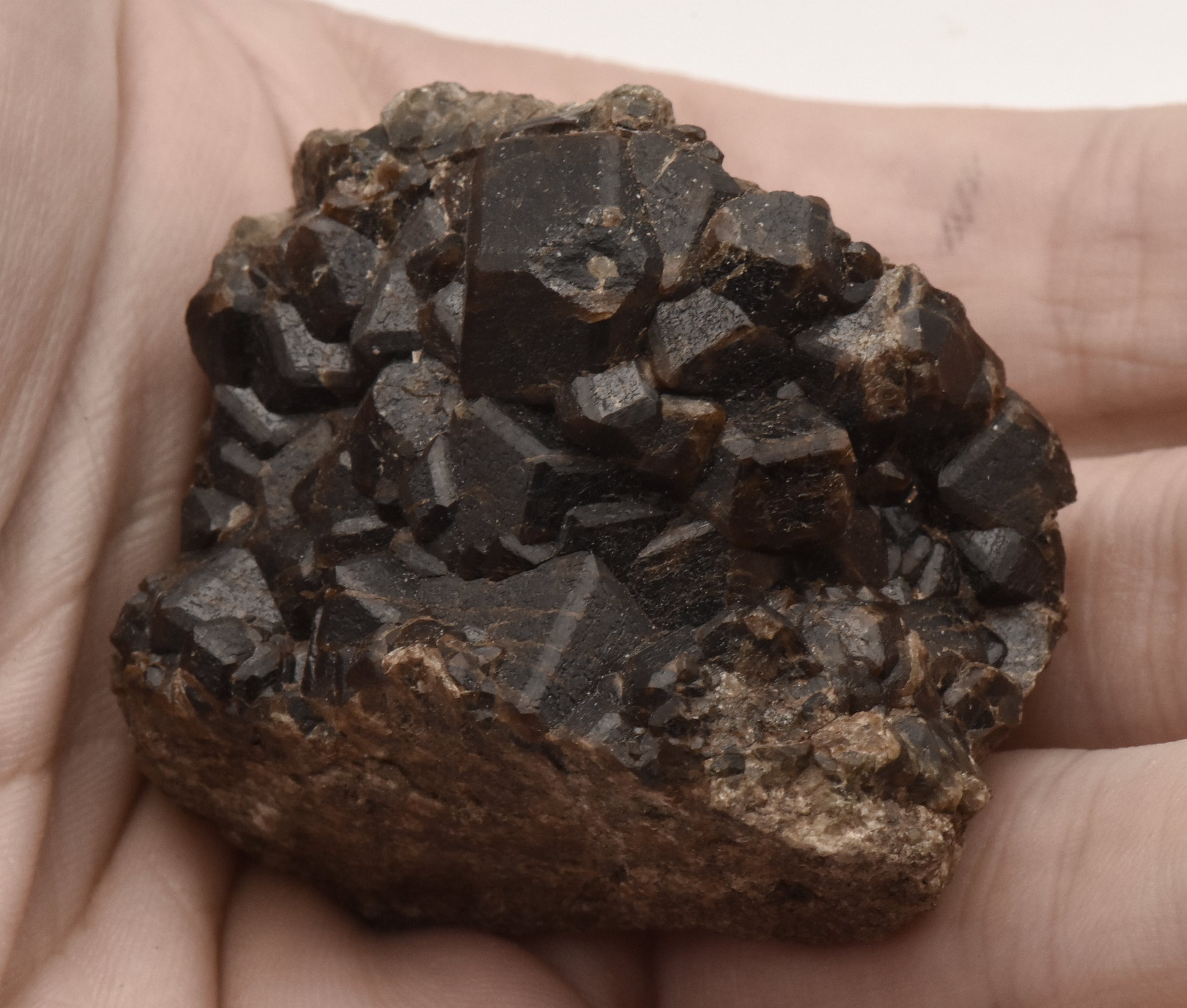 Andradite Garnet Crystal Cluster Mineral Specimen - Kimmeria, Greece