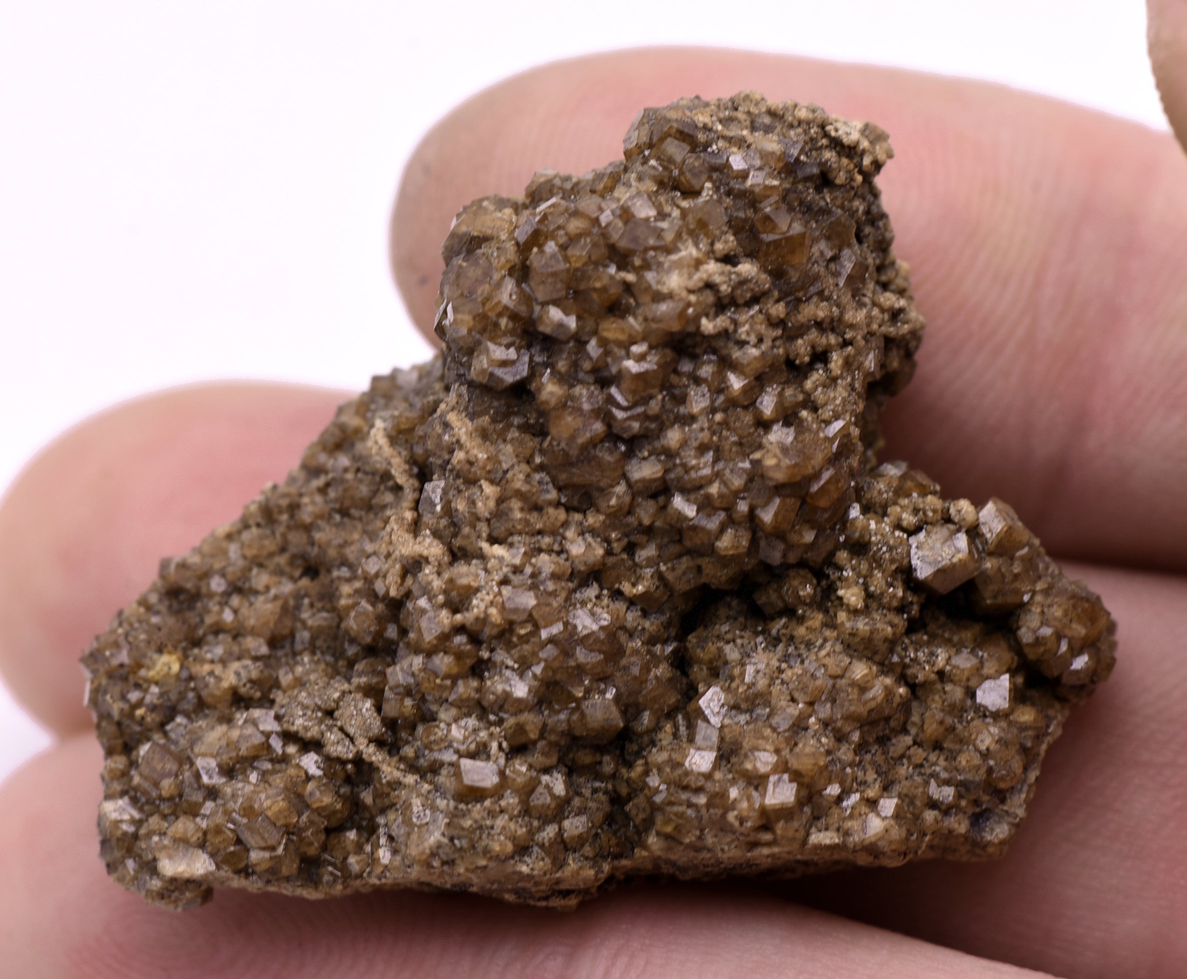 Andradite Garnet Crystal Cluster Mineral Specimen - Greece