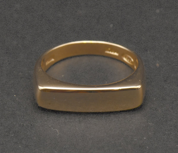 Milor - Vintage Gold Plated Sterling Silver Italian Ring - Size 5.75