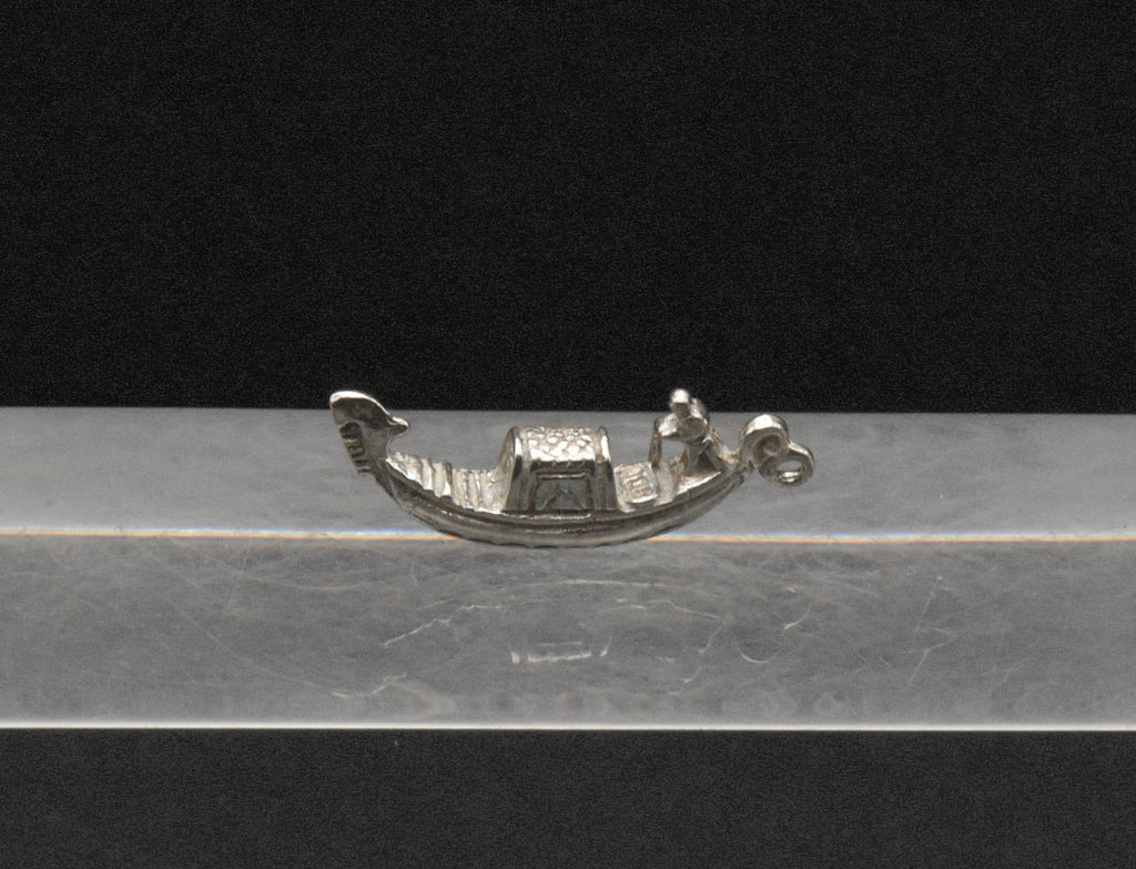 Vintage Silver Gondola Charm