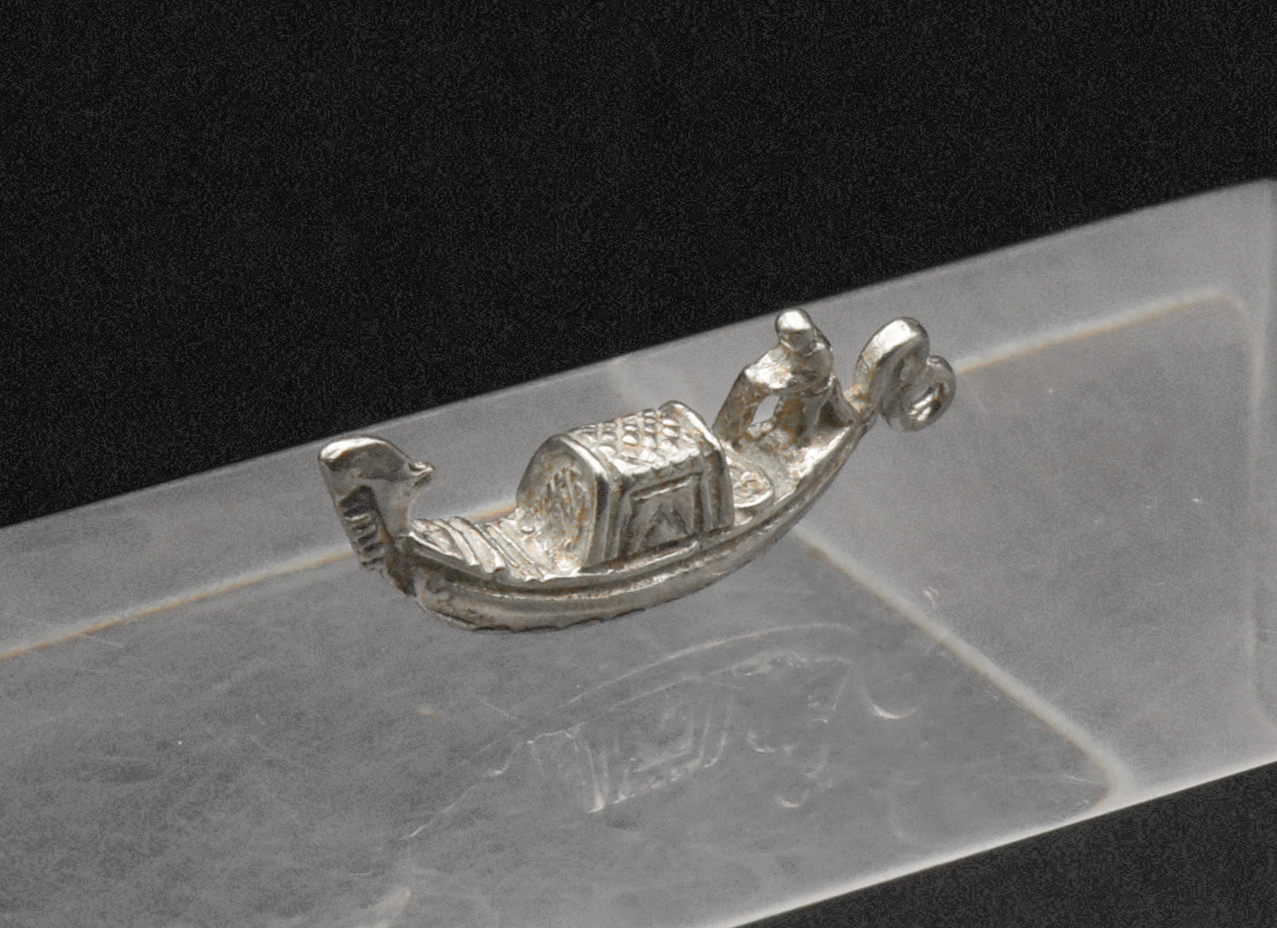 Vintage Silver Gondola Charm