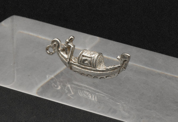 Vintage Silver Gondola Charm