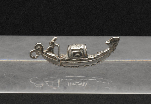 Vintage Silver Gondola Charm