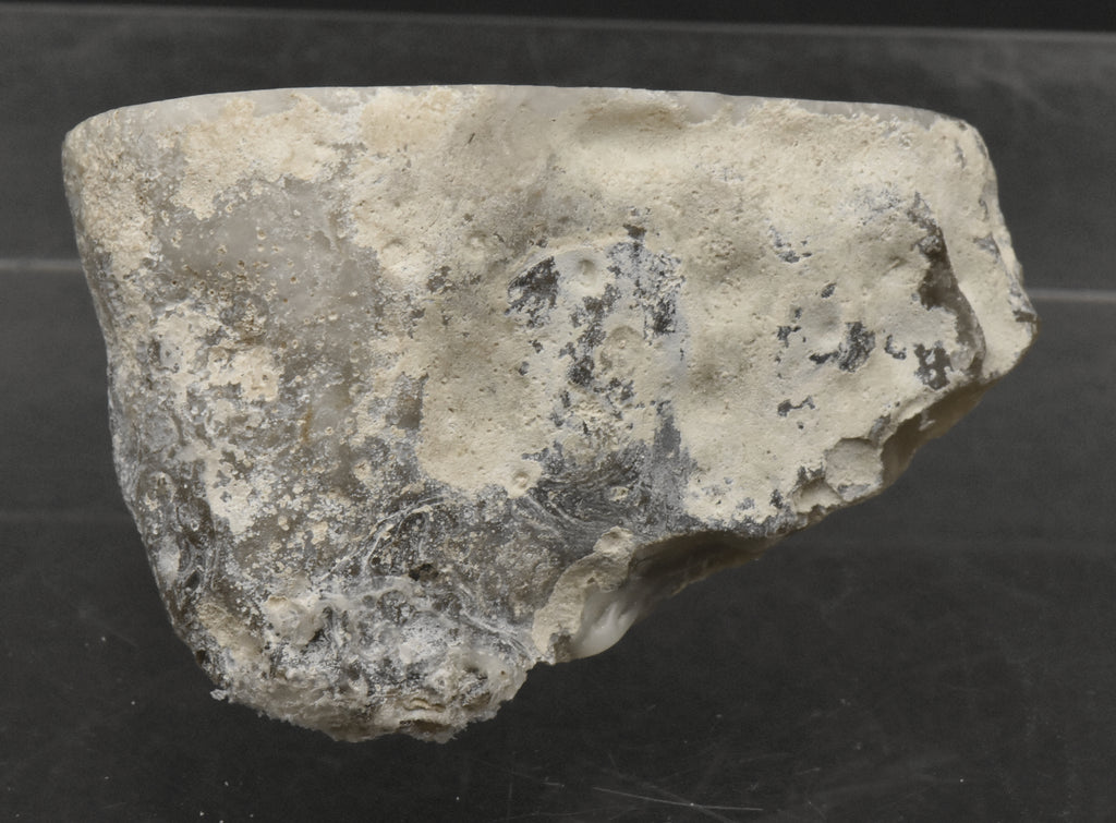 Gray Agate Druze Geode Half