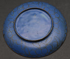 Vintage Green Cloisonne Floral Enamel Trinket Dish