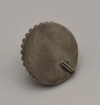 Vintage Polished Gray Agate Pendant - MISSING BAIL