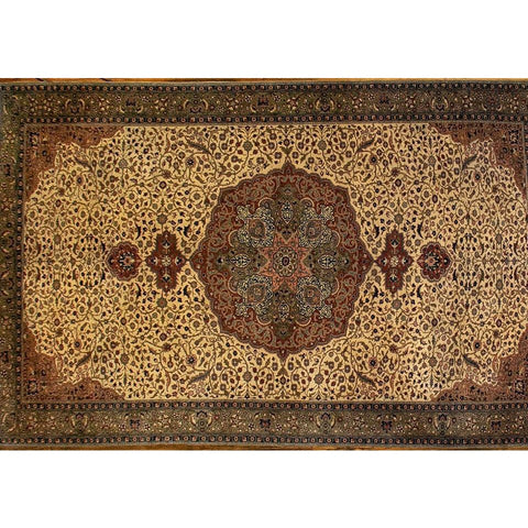 12 Foot x 8 Foot Hand Knotted Wool Carpet