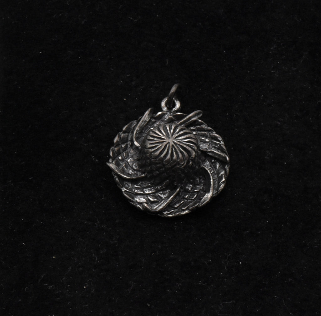 Vintage Sterling Silver Straw Hat Charm