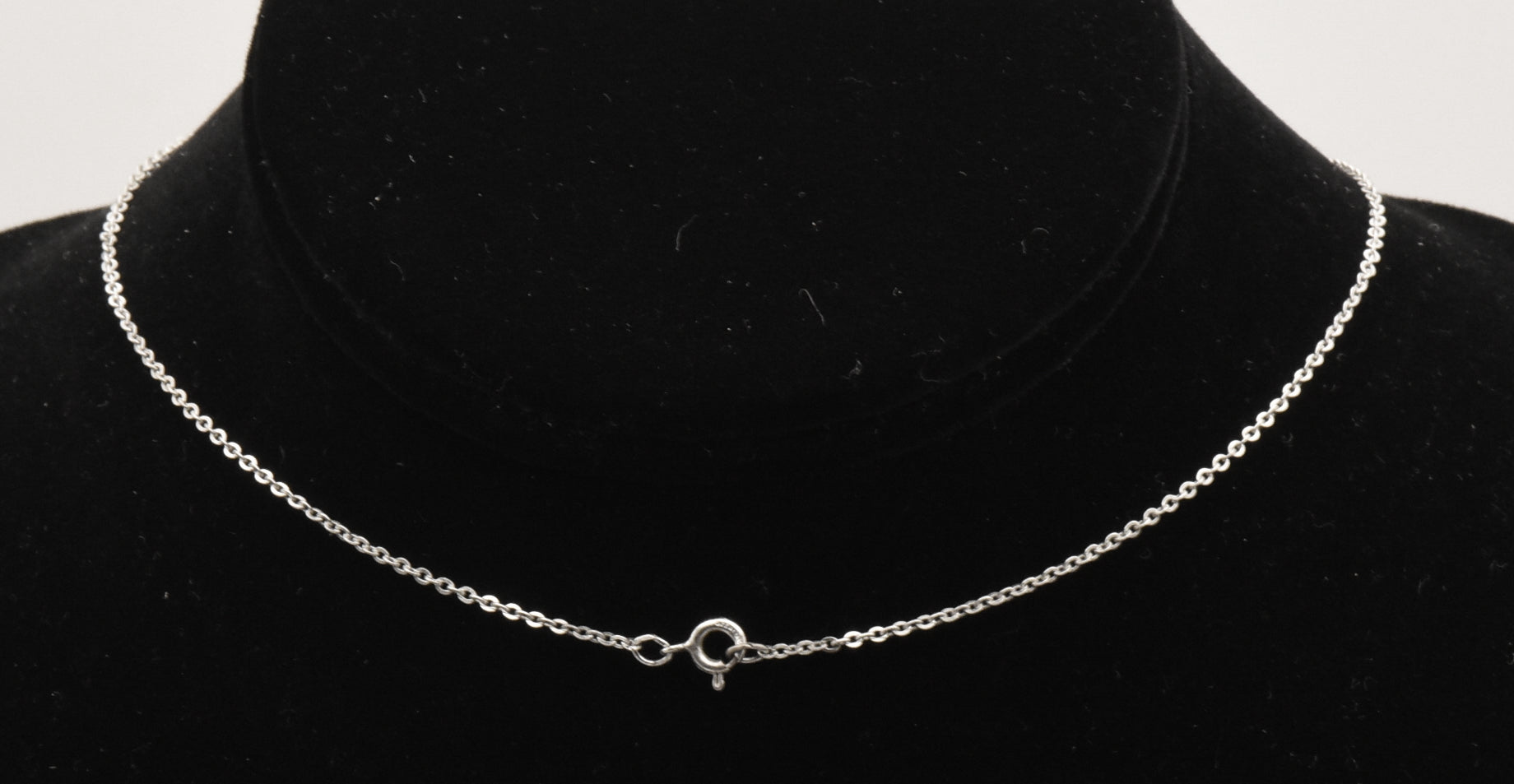 Sterling Silver Heart Pendant Chain Necklace - 14.5"