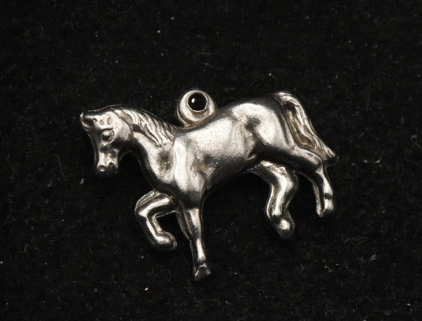 Vintage Sterling Silver Horse Charm