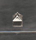 Vintage Sterling Silver Thatched Hut Charm