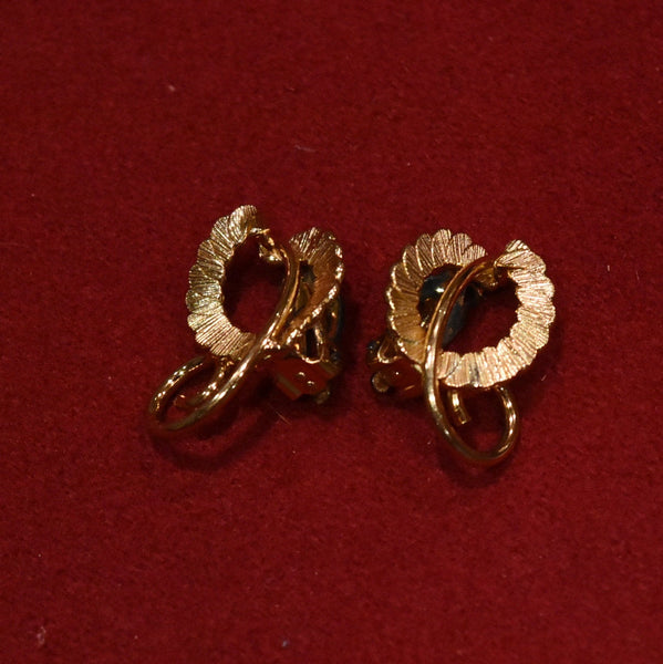 Sterling Silver Gold Tone Earrings